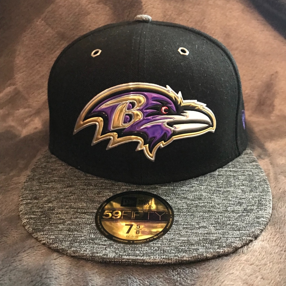 Baltimore Ravens 59fifty New Era Hat 7 5/8 New